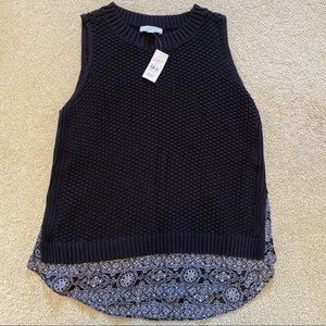✨HOST PICK✨ NWT Loft Medium Petite Knit Sleeveless Top